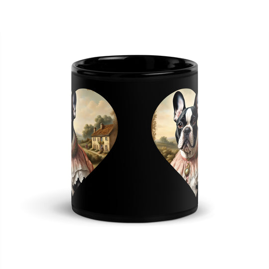 Black Glossy Mug-French Bulldog V3