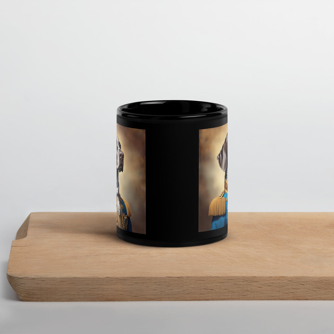 German Shorthaired Pointer- Black Glossy Mug v2