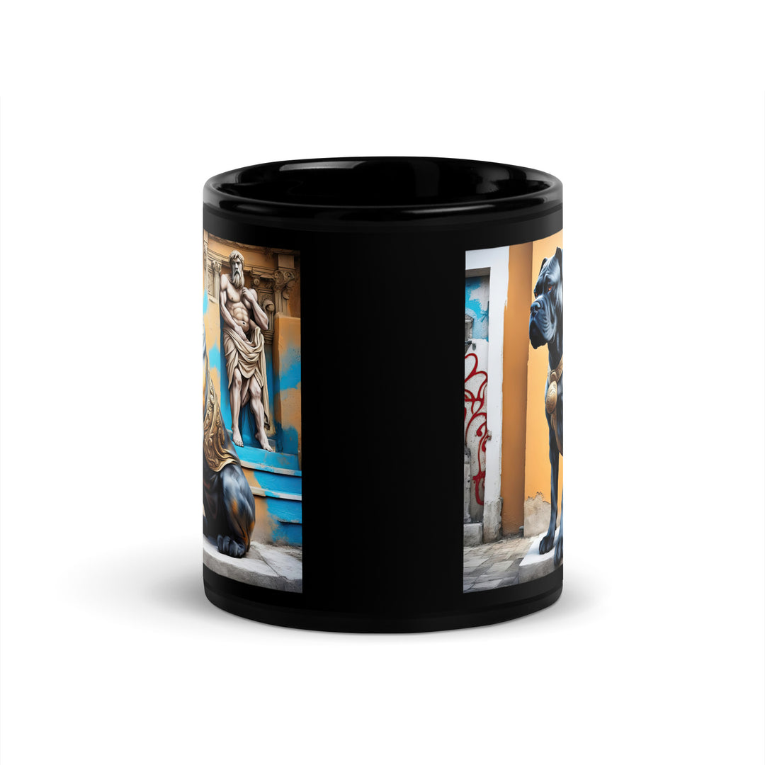 Cane Corso- Black Glossy Mug v4