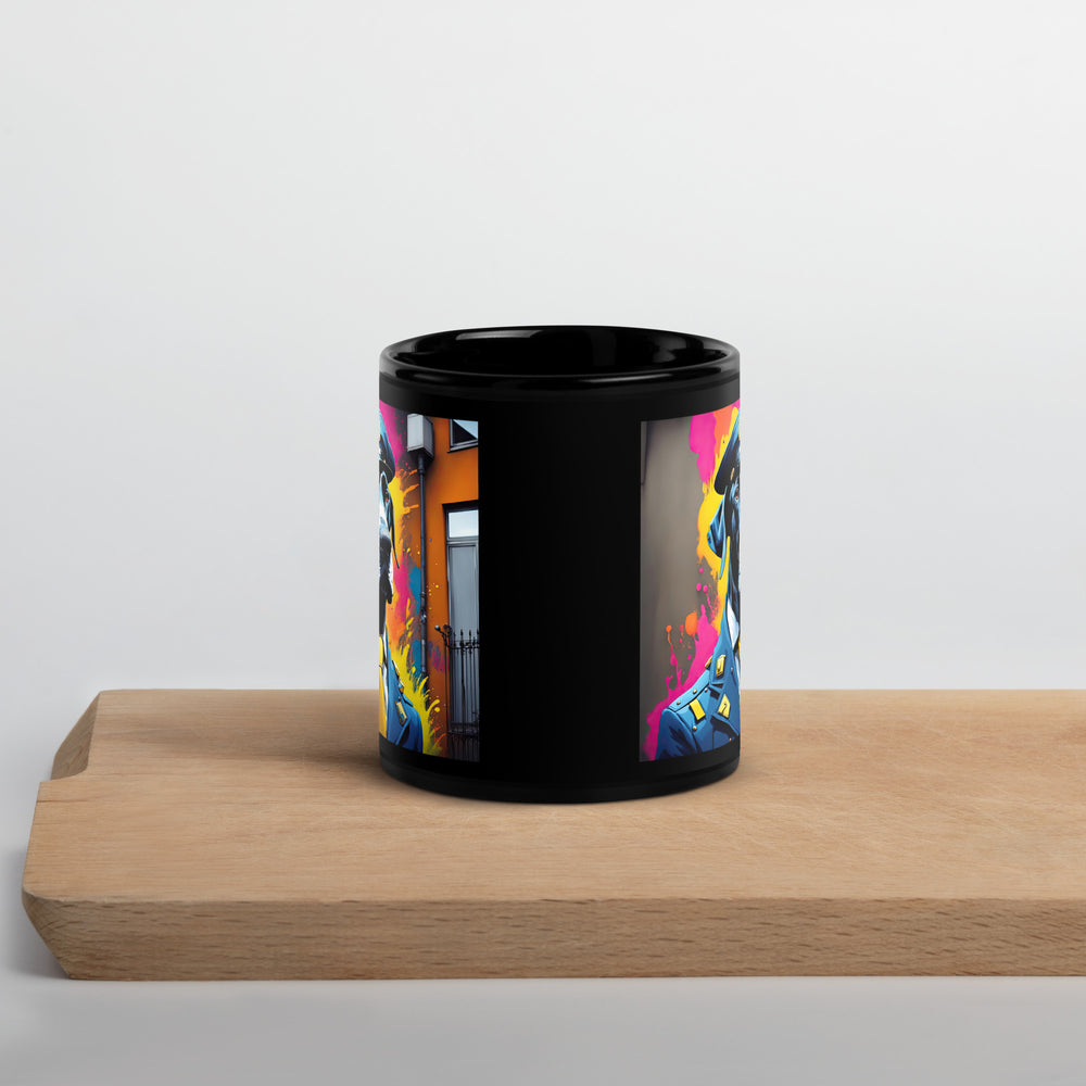 Great Dane- Black Glossy Mug v5