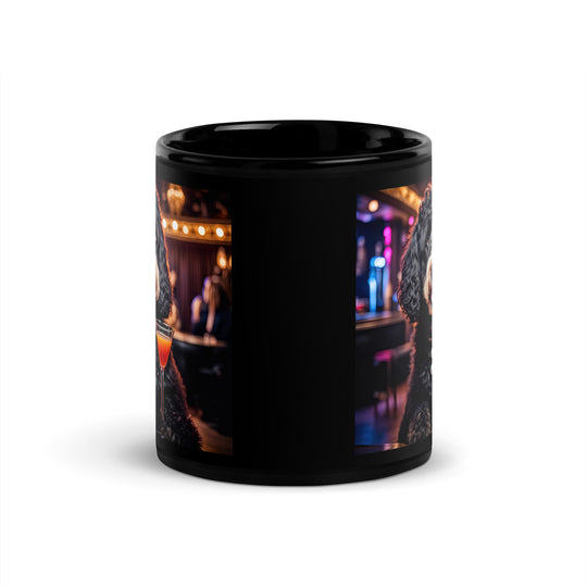 Bernedoodle General- Black Glossy Mug v11