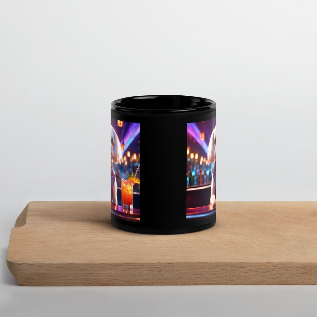 Cavachon- Black Glossy Mug v4