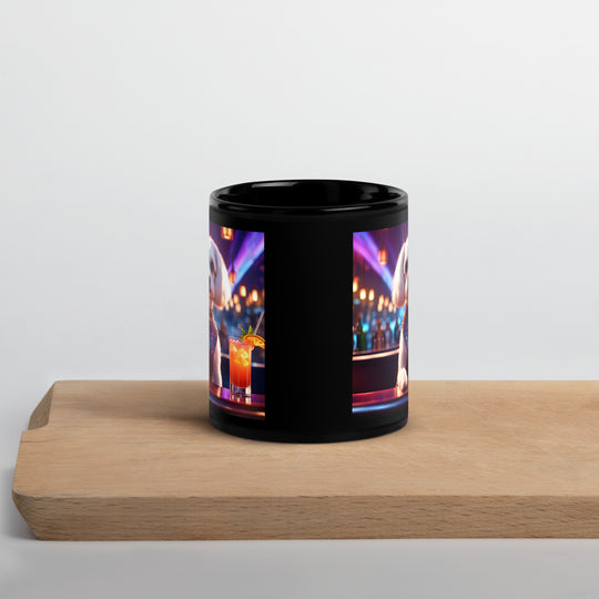 Cavachon- Black Glossy Mug v4