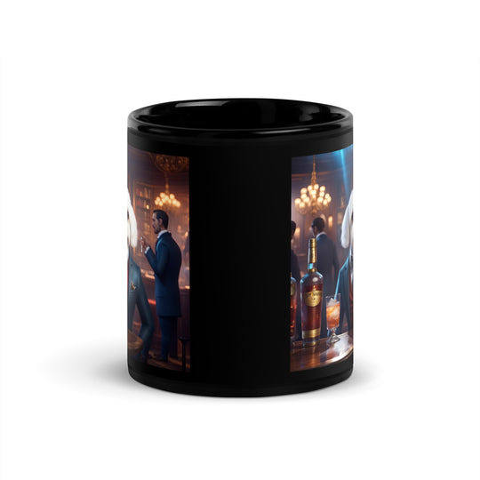 Cavachon- Black Glossy Mug v11