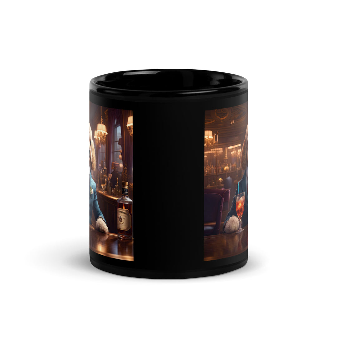 Cavapoo General- Black Glossy Mug v4