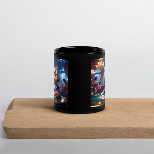 Cavapoo General- Black Glossy Mug v18