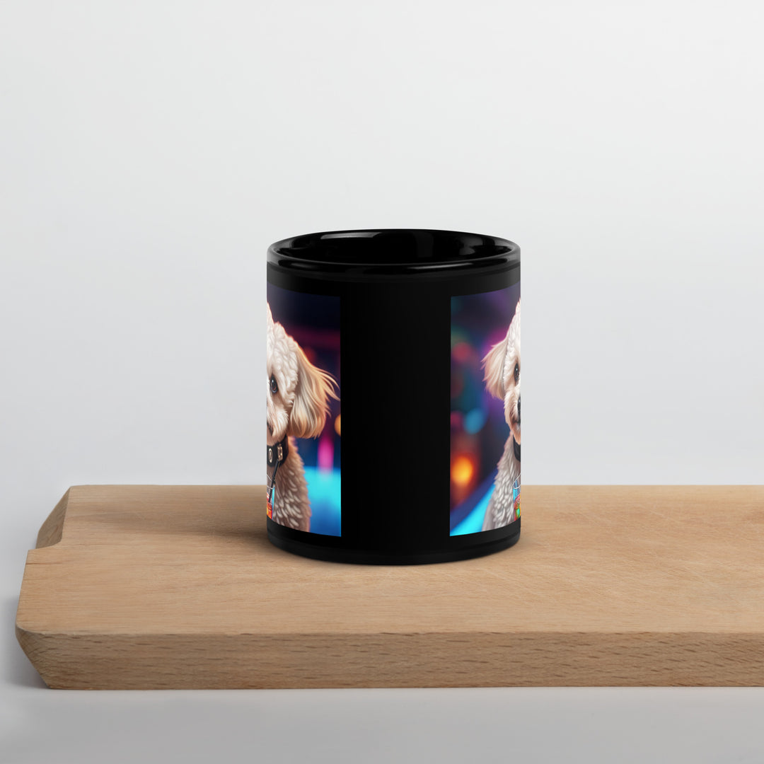 Maltipoo General- Black Glossy Mug v2