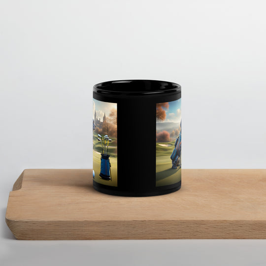 Springador Golfer- Black Glossy Mug v7