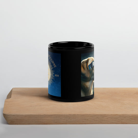 Labrador Retriever Eclipse- Black Glossy Mug