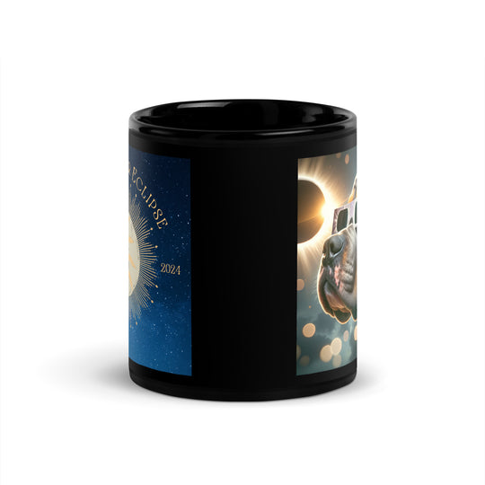 Catahoula Bulldog Eclipse- Black Glossy Mug v2