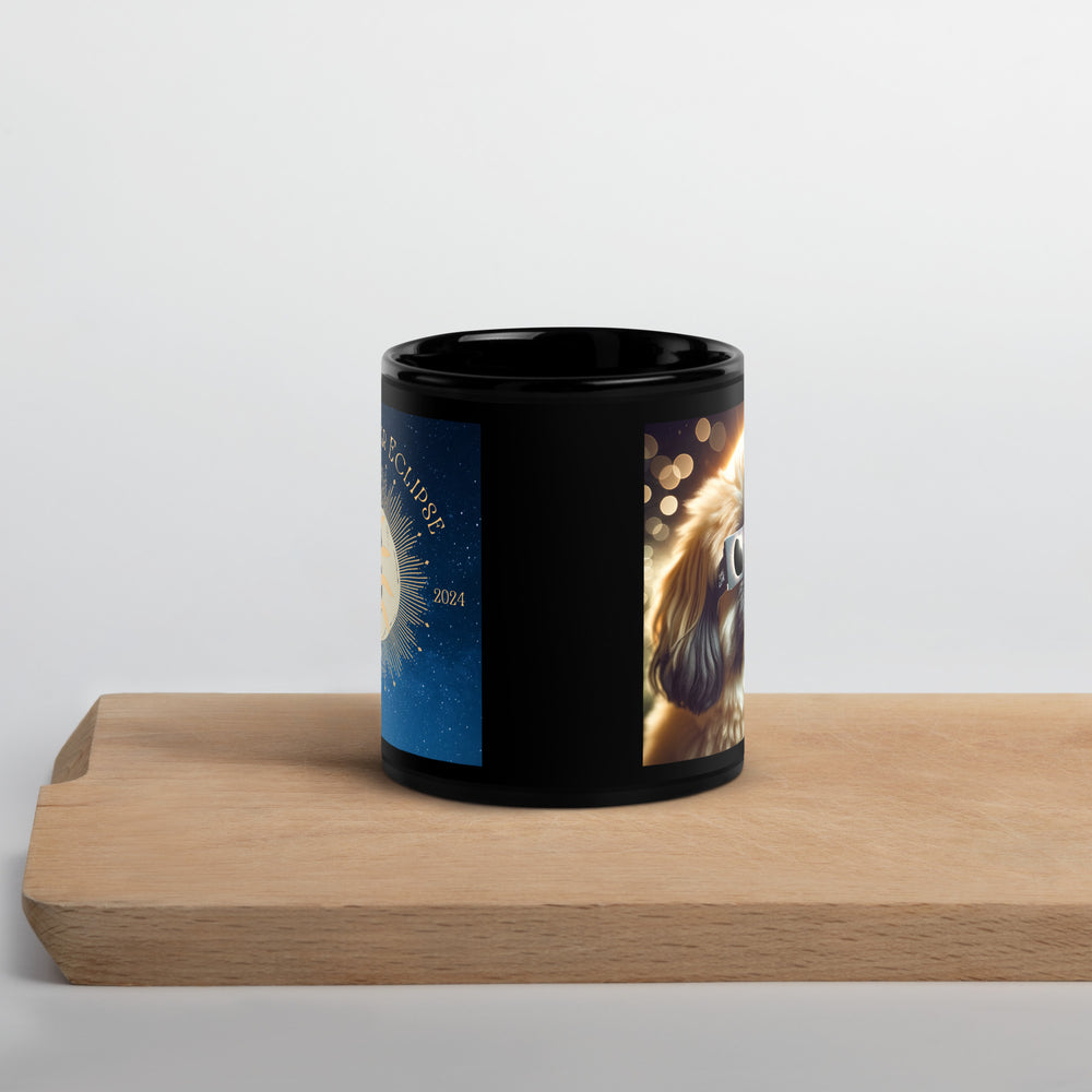 Pekapoo Eclipse- Black Glossy Mug v2