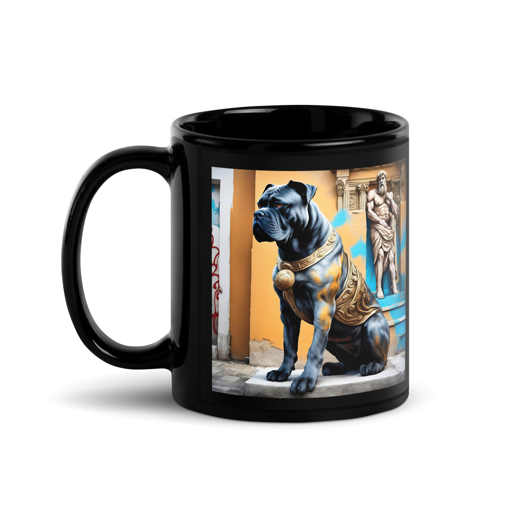 Cane Corso- Black Glossy Mug v4