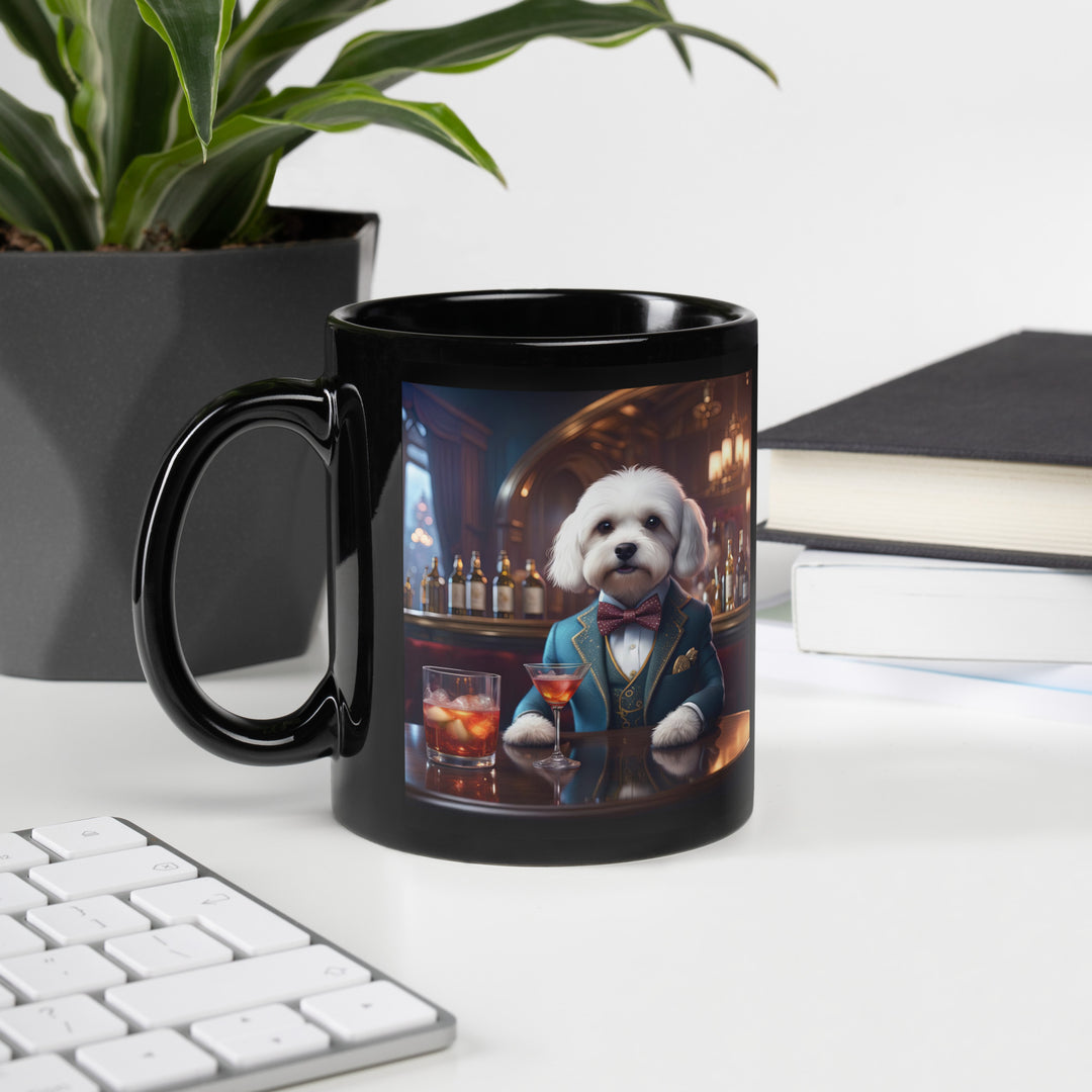 Cavachon- Black Glossy Mug v3