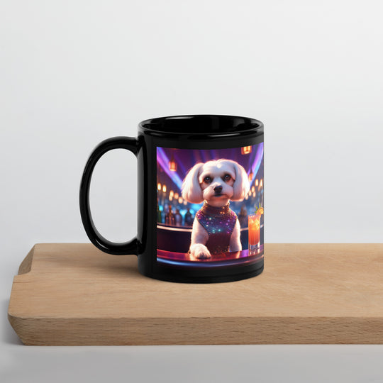 Cavachon- Black Glossy Mug v4