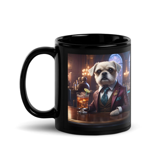 Cavapoo General- Black Glossy Mug v30