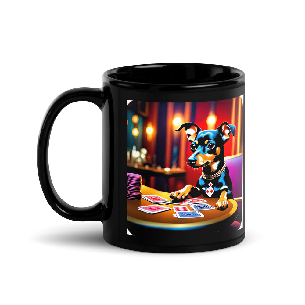 Chiweenie General- Black Glossy Mug v16