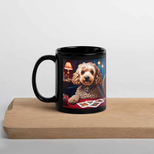 Cockapoo General- Black Glossy Mug