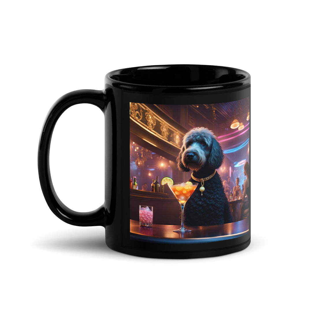 Goldendoodle- Black Glossy Mug