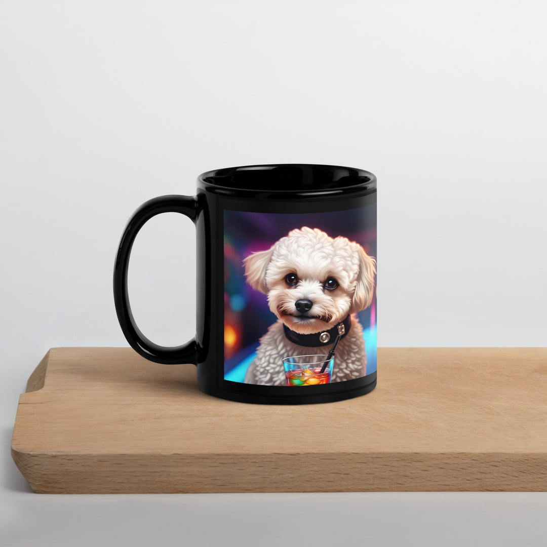 Maltipoo General- Black Glossy Mug v2