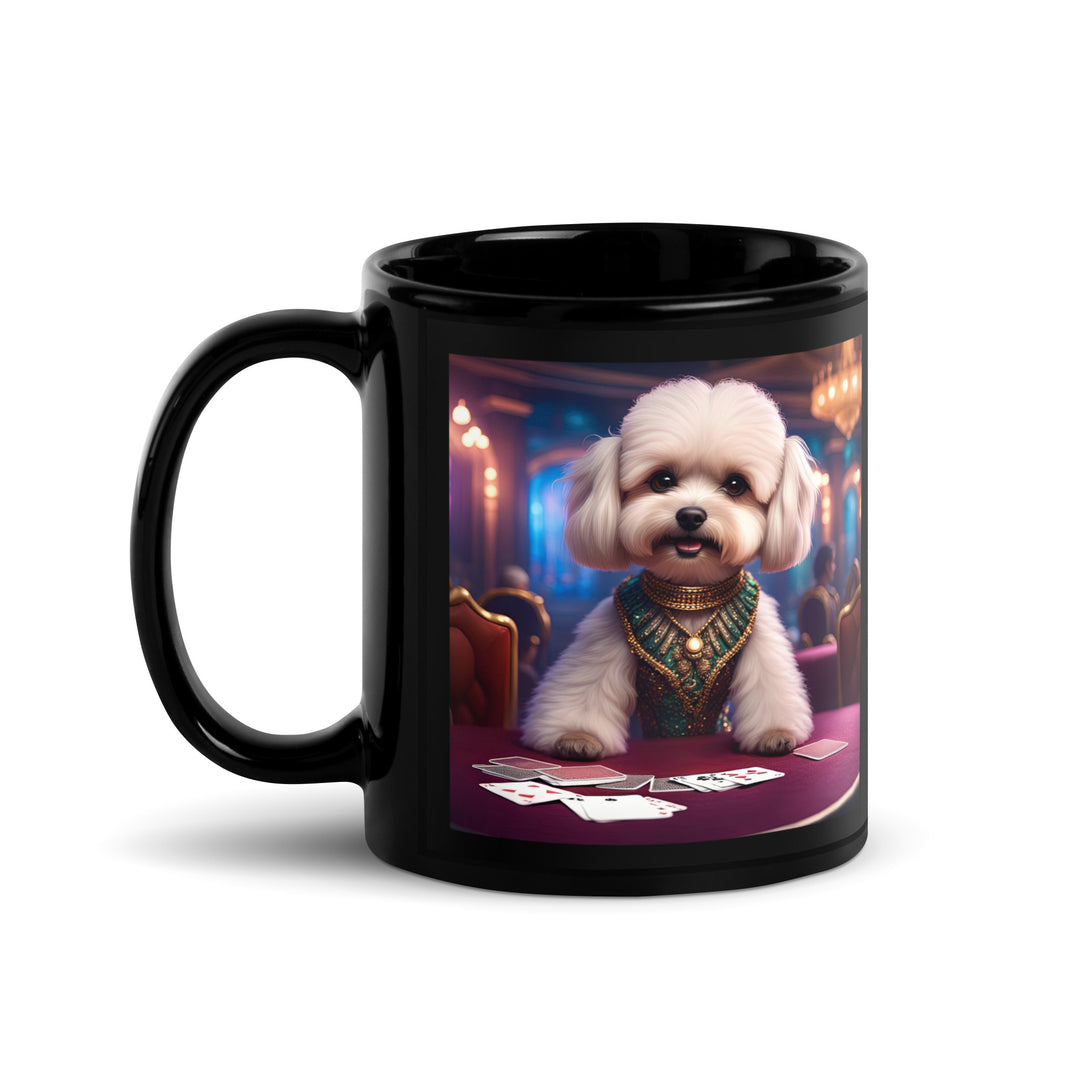 Maltipoo General- Black Glossy Mug v13