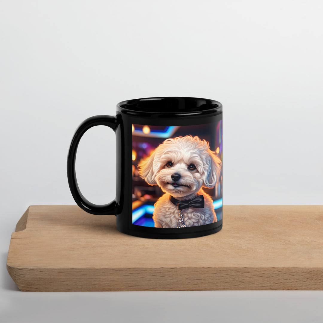 Maltipoo General- Black Glossy Mug v14