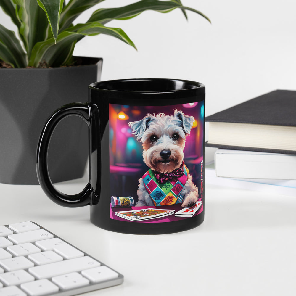 Schnoodle General- Black Glossy Mug v2