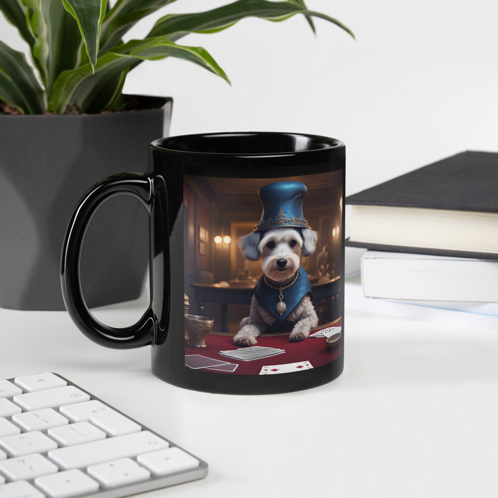 Schnoodle General- Black Glossy Mug v3