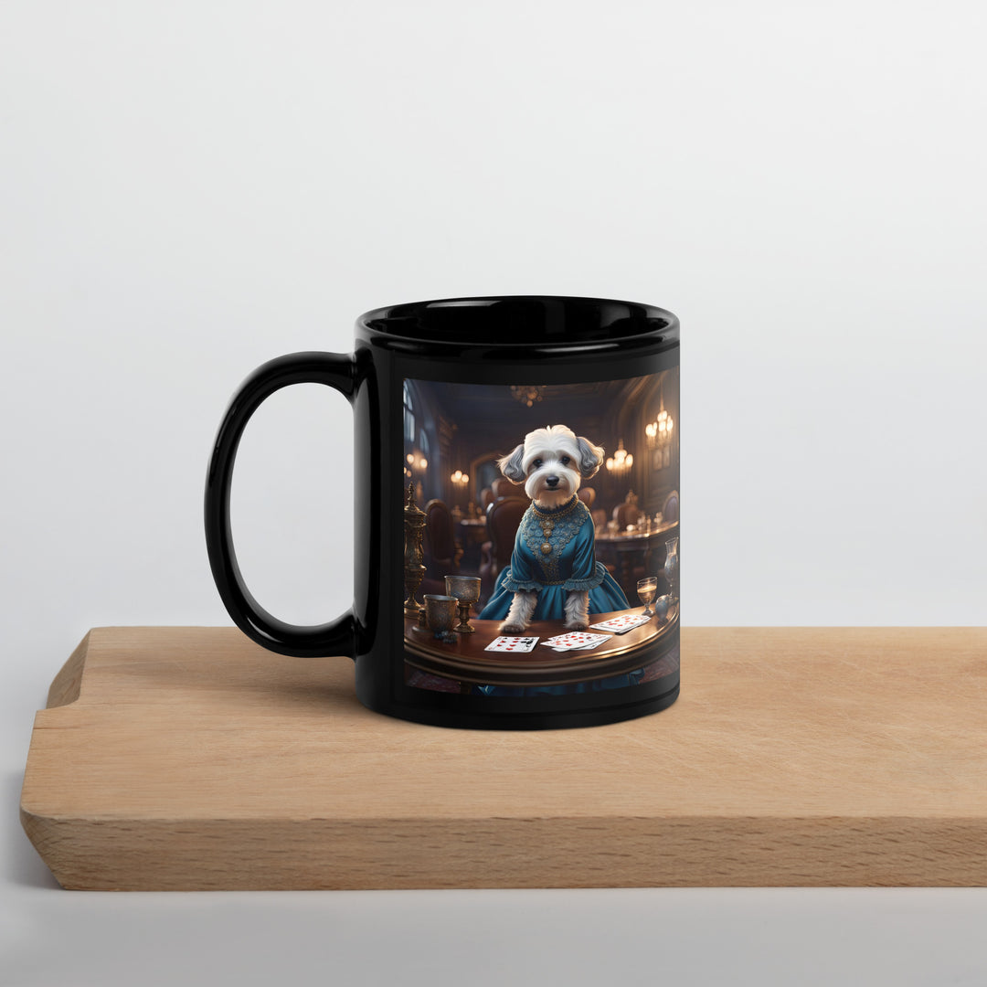 Schnoodle General- Black Glossy Mug v4