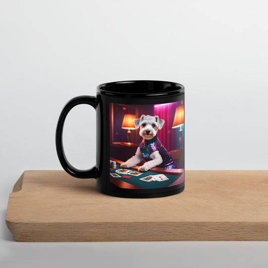 Schnoodle General- Black Glossy Mug v8