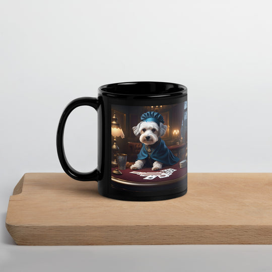 Schnoodle General- Black Glossy Mug v9