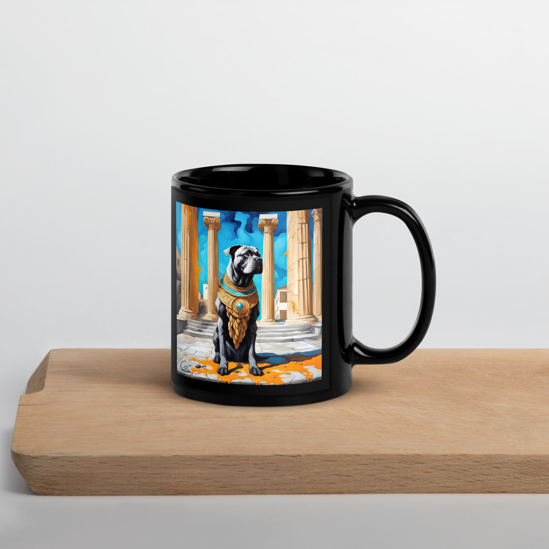 Cane Corso- Black Glossy Mug v3