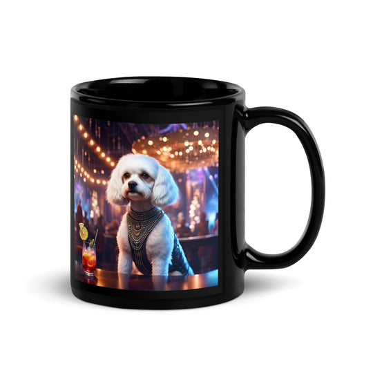 Cavachon- Black Glossy Mug v7