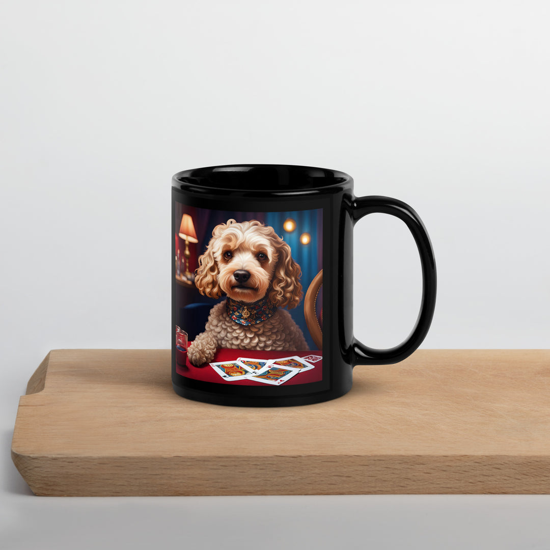 Cockapoo General- Black Glossy Mug