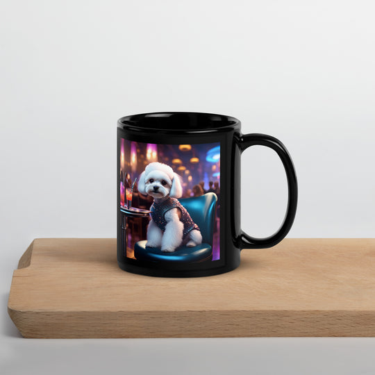 Maltipoo General- Black Glossy Mug v12