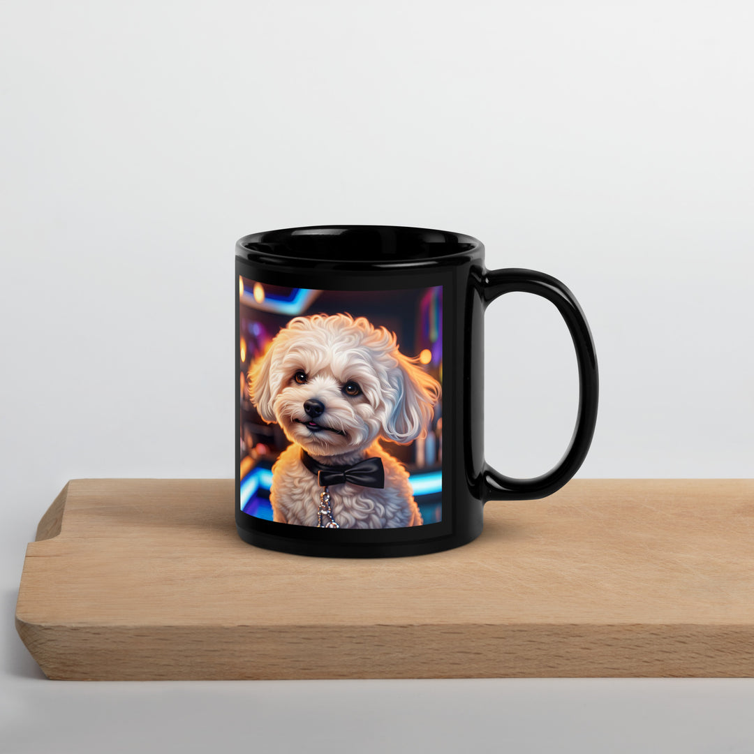 Maltipoo General- Black Glossy Mug v14