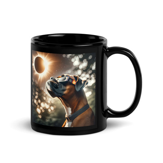 Boxer Eclipse- Black Glossy Mug v2