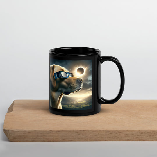 Labrador Retriever Eclipse- Black Glossy Mug