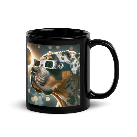 Catahoula Bulldog Eclipse- Black Glossy Mug v2