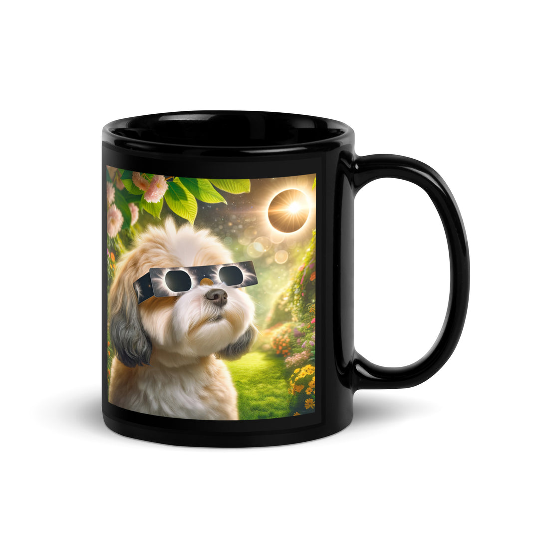 Cavachon Eclipse- Black Glossy Mug v2