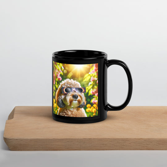 Cockapoo Eclipse- Black Glossy Mug v2