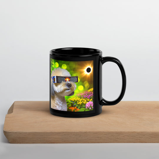 Maltipoo Eclipse- Black Glossy Mug v2