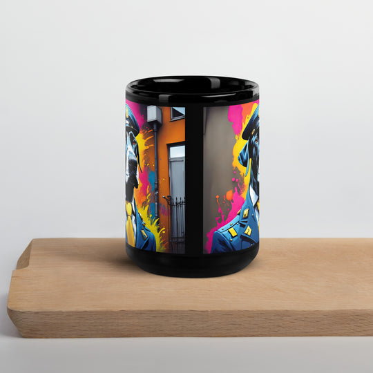Great Dane- Black Glossy Mug v5