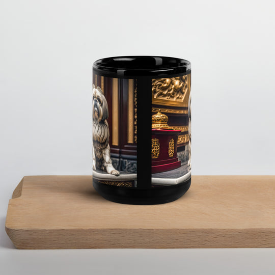 Shih Tzu- Black Glossy Mug v2