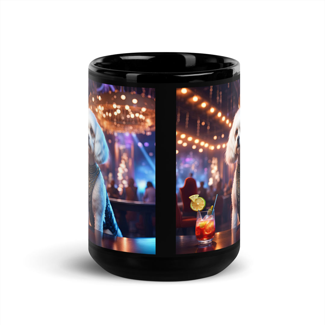 Cavachon- Black Glossy Mug v7