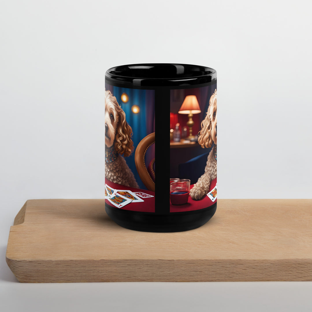 Cockapoo General- Black Glossy Mug