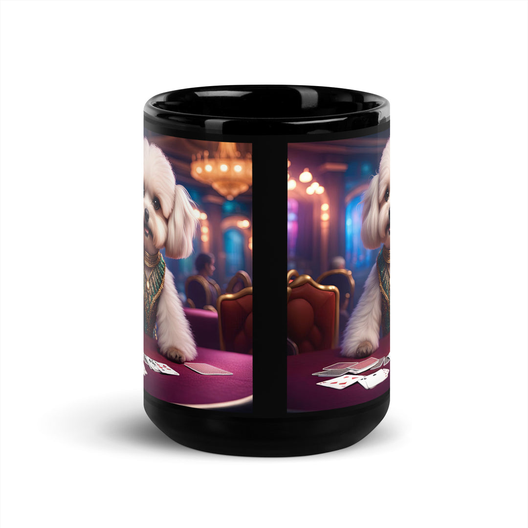 Maltipoo General- Black Glossy Mug v13