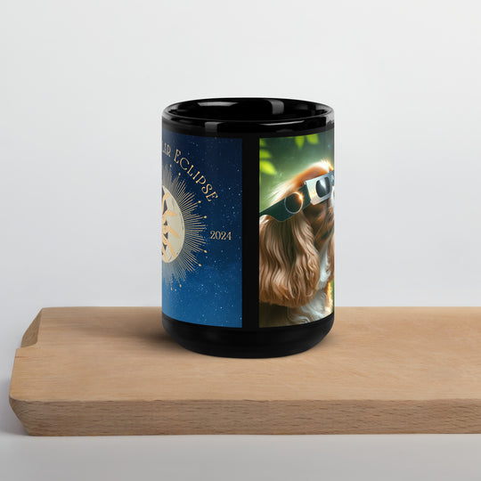 Cavalier King Charles Spaniel Eclipse- Black Glossy Mug