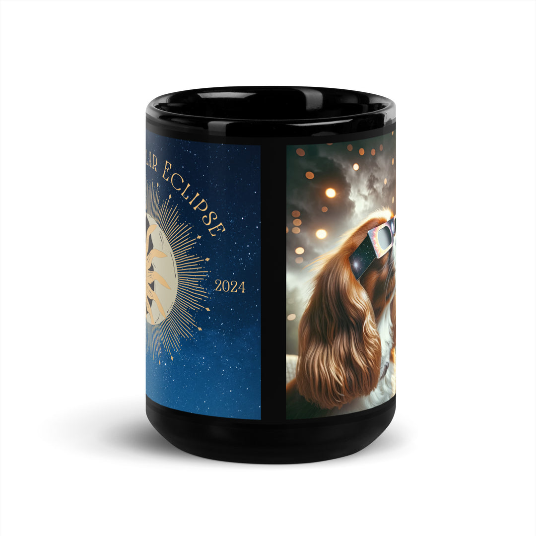 Cavalier King Charles Spaniel Eclipse- Black Glossy Mug v2