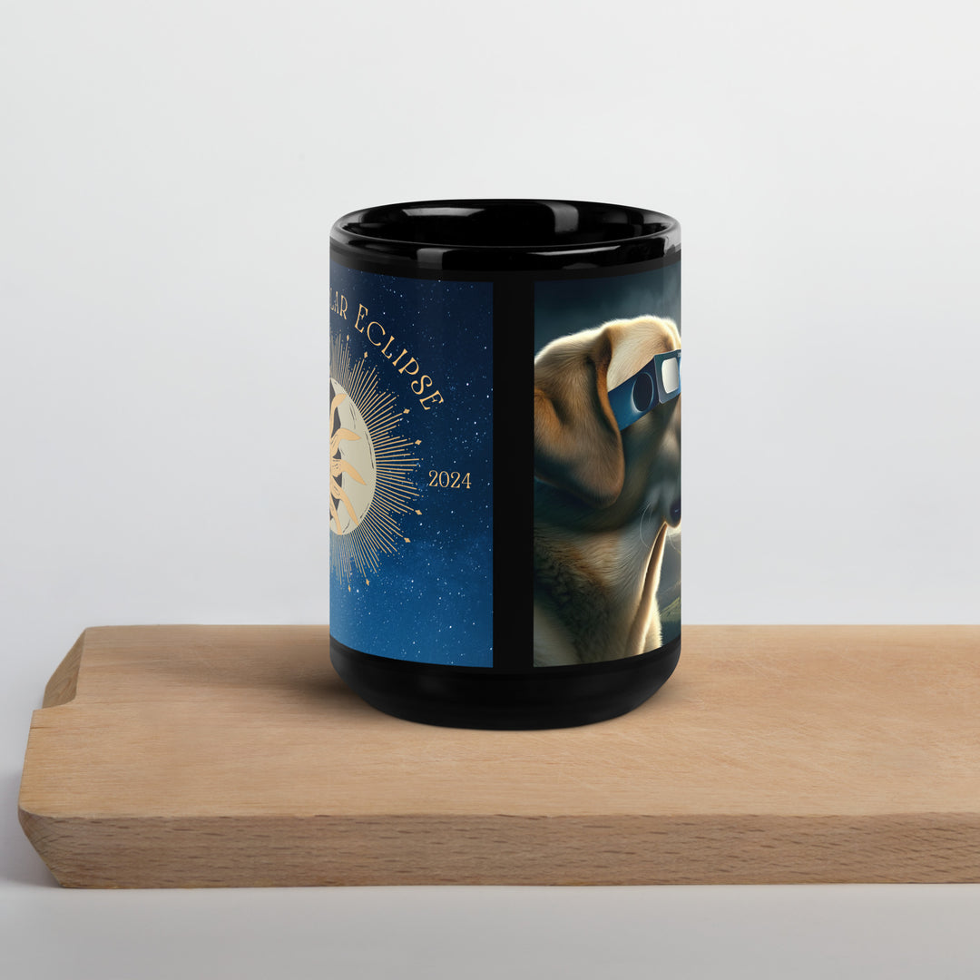 Labrador Retriever Eclipse- Black Glossy Mug