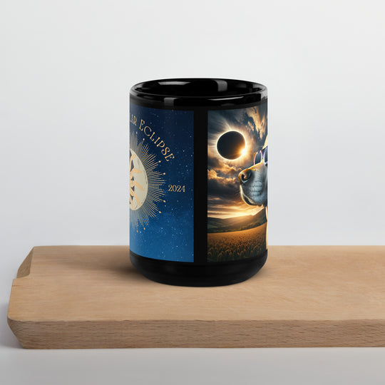 Labrador Retriever Eclipse- Black Glossy Mug v2